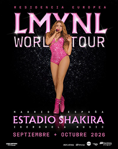 Shakira-Las Mujeres Ya No LLoran-Residencia Europea en ESTADIO SHAKIRA (Iberdrola Music)