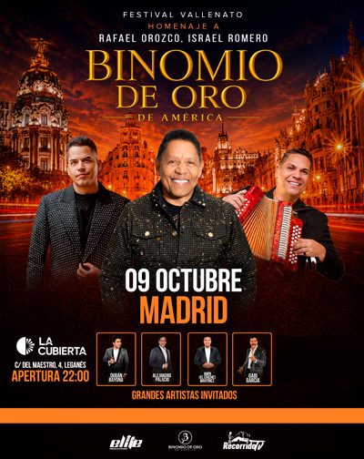 Festival Vallenato – Homenaje a Rafael Orozco, Israel Romero – Binomio de Oro de América