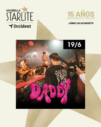 Concierto Daddy - Starlite Occident 2026 en Málaga