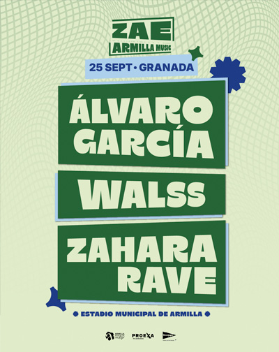 Alvaro García, Walls, Zahara Rave en Estadio Municipal de Armilla