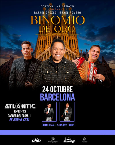 Concierto Festival Vallenato - Homenaje a Binomio de Oro de América en Barcelona