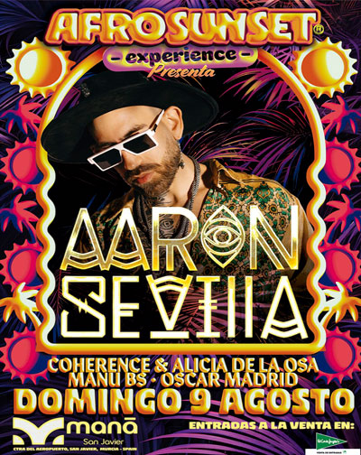 AFRO SUNSET presenta: AARON SEVILLA en Murcia