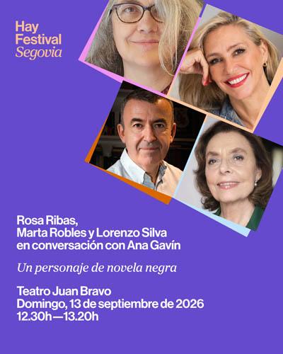 Entradas Un personaje de novela negra - Hay Festival Segovia 2026