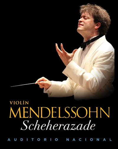 Grandes Clásicos: Violín Mendelssohn y Scheherazade en Auditorio Nacional de Madrid
