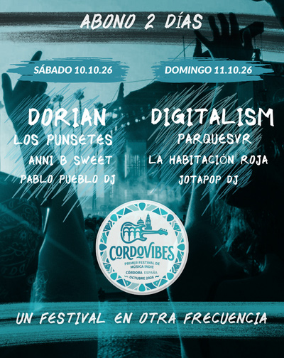 Cordovibes – Un Festival en otra Frecuencia – Abono 2 Días
