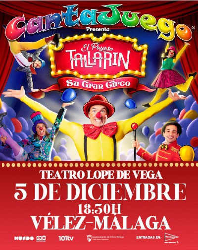 Entradas Payaso Tallarín en Málaga