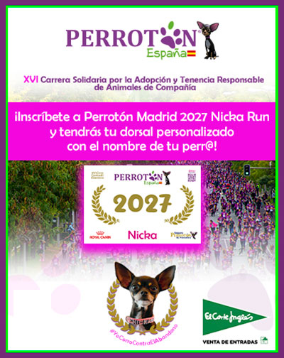 Entradas Perrotón Madrid 2027 Nicka Run en Madrid